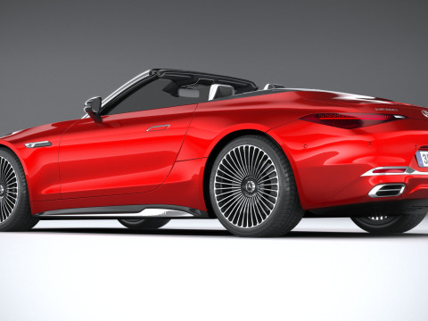 Mercedes-Benz SL Monogram Maybach 2025 3D-Modell