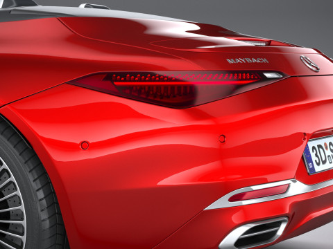 Mercedes-Benz SL Monogram Maybach 2025 3D-Modell