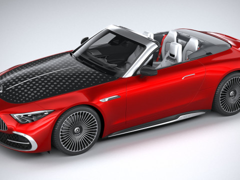 Mercedes-Benz SL Monogram Maybach 2025 3D-Modell