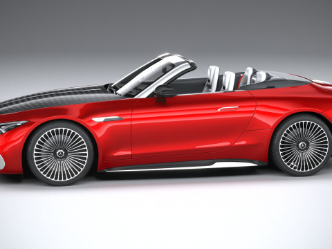 Mercedes-Benz SL Monogram Maybach 2025 3D-Modell