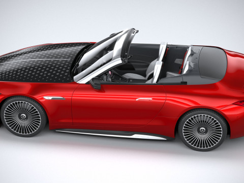 Mercedes-Benz SL Monogram Maybach 2025 3D-Modell