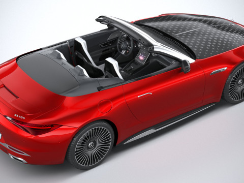 Mercedes-Benz SL Monogram Maybach 2025 3D-Modell