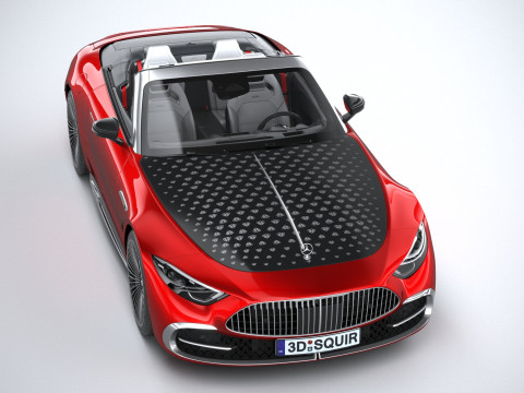 Mercedes-Benz SL Monogram Maybach 2025 3D-Modell