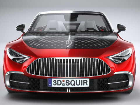 Mercedes-Benz SL Monogram Maybach 2025 3D-Modell
