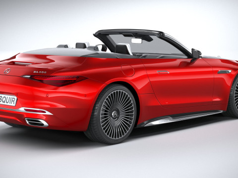 Mercedes-Benz SL Monogram Maybach 2025 3D-Modell