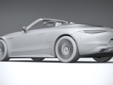 Mercedes-Benz SL Monogram Maybach 2025 3D-Modell