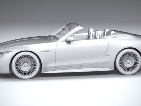 Mercedes-Benz SL Monogram Maybach 2025 3D-Modell