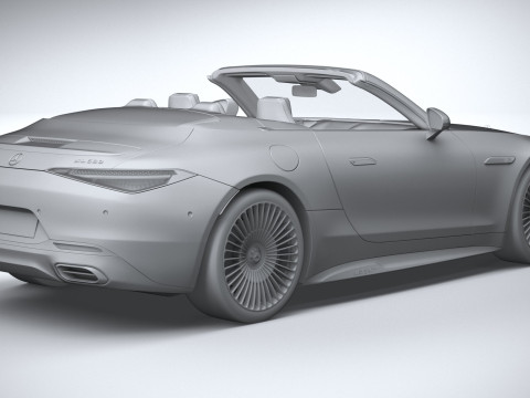 Mercedes-Benz SL Monogram Maybach 2025 3D-Modell