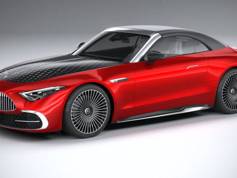 Mercedes-Benz SL Monogram Maybach 2025 3D-Modell