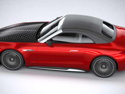 Mercedes-Benz SL Monogram Maybach 2025 3D-Modell