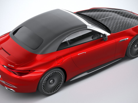 Mercedes-Benz SL Monogram Maybach 2025 3D-Modell