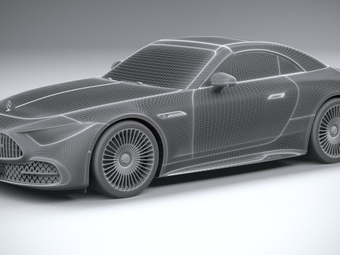Mercedes-Benz SL Monogram Maybach 2025 3D-Modell