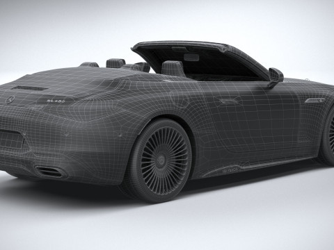 Mercedes-Benz SL Monogram Maybach 2025 3D-Modell