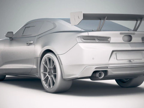 Chevrolet Camaro GT4R 2020 3D Model