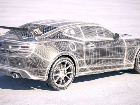 Chevrolet Camaro GT4R 2020 3D Model