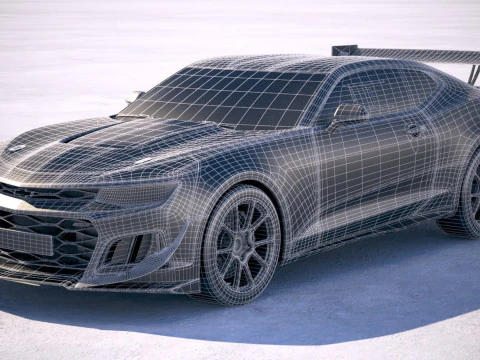 Chevrolet Camaro GT4R 2020 3D Model