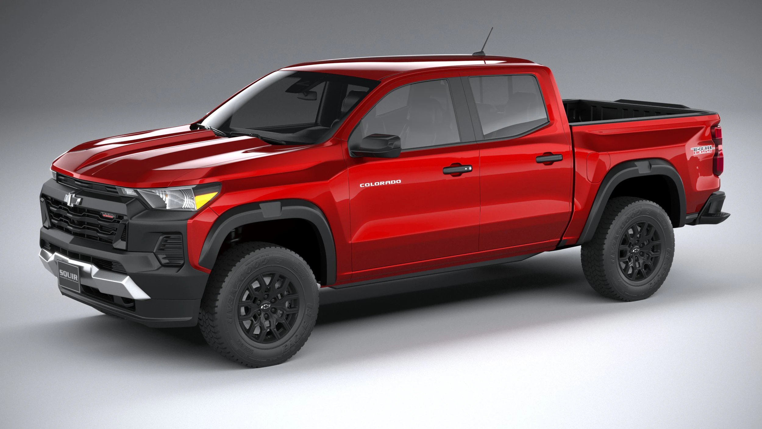 Chevrolet Colorado Trail Boss 2023 3D Model .c4d .max .obj .3ds .fbx .stl .blend