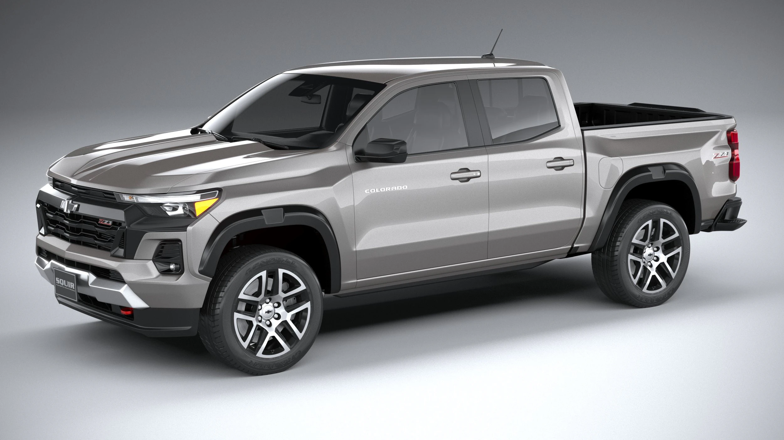 Chevrolet Colorado Z71 2023 3D Model .c4d .max .obj .3ds .fbx .stl .blend 