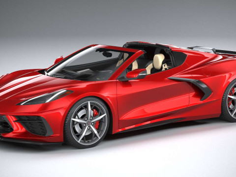 Chevrolet Corvette C8 Stingray 2020 Model 3D