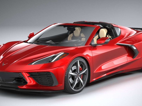 Chevrolet Corvette C8 Stingray 2020 3D-Modell