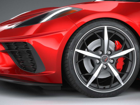 Chevrolet Corvette C8 Stingray 2020 3D-Modell