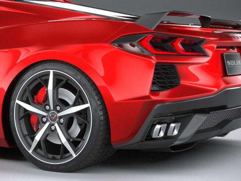 Chevrolet Corvette C8 Stingray 2020 3D-Modell