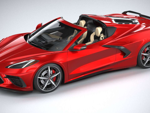 Chevrolet Corvette C8 Stingray 2020 3D-Modell