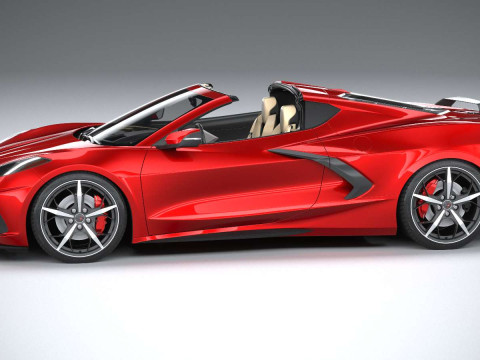 Chevrolet Corvette C8 Stingray 2020 3D-Modell