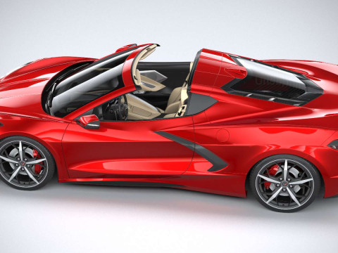 Chevrolet Corvette C8 Stingray 2020 3D-Modell
