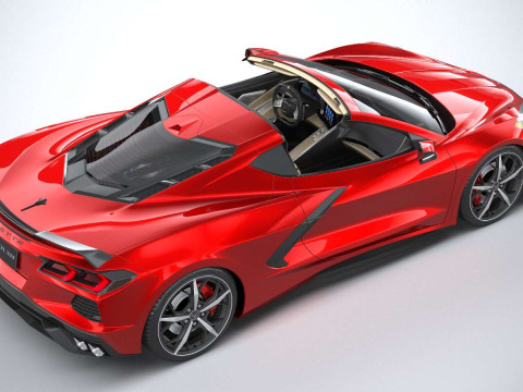 Chevrolet Corvette C8 Stingray 2020 3D-Modell