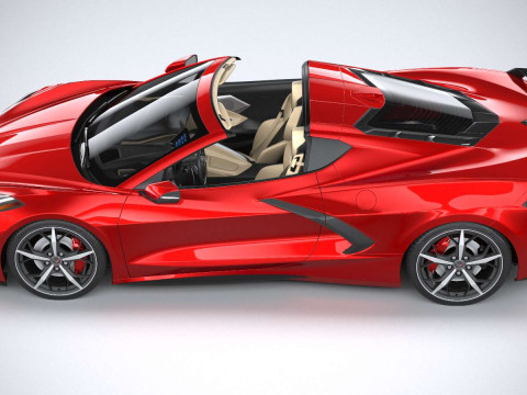 Chevrolet Corvette C8 Stingray 2020 3D-Modell