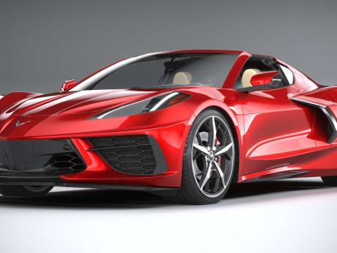Chevrolet Corvette C8 Stingray 2020 3D-Modell