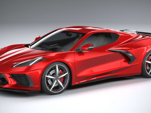 Chevrolet Corvette C8 Stingray 2020 3D-Modell