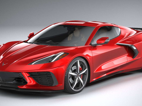 Chevrolet Corvette C8 Stingray 2020 3D-Modell