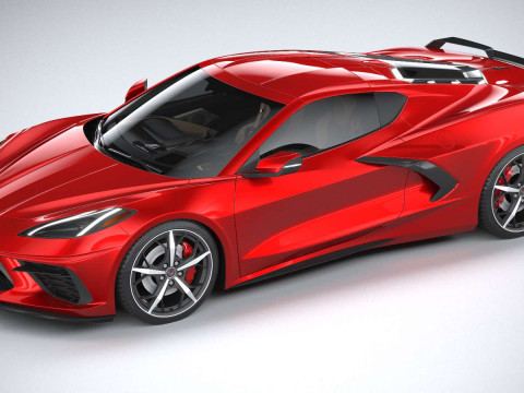 Chevrolet Corvette C8 Stingray 2020 3D-Modell