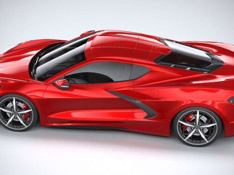 Chevrolet Corvette C8 Stingray 2020 3D-Modell