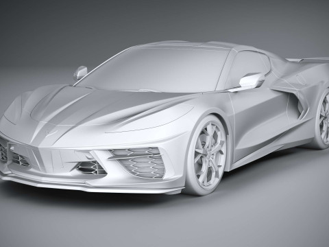 Chevrolet Corvette C8 Stingray 2020 3D-Modell