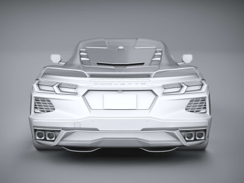 Chevrolet Corvette C8 Stingray 2020 3D-Modell