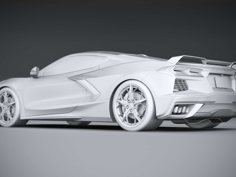 Chevrolet Corvette C8 Stingray 2020 3D-Modell