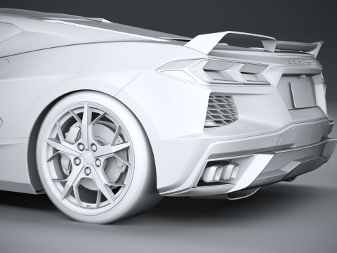 Chevrolet Corvette C8 Stingray 2020 3D-Modell