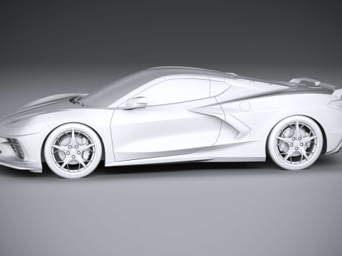 Chevrolet Corvette C8 Stingray 2020 3D-Modell