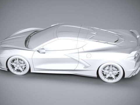 Chevrolet Corvette C8 Stingray 2020 3D-Modell