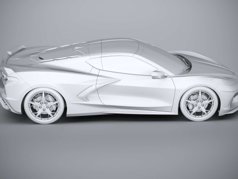Chevrolet Corvette C8 Stingray 2020 3D-Modell