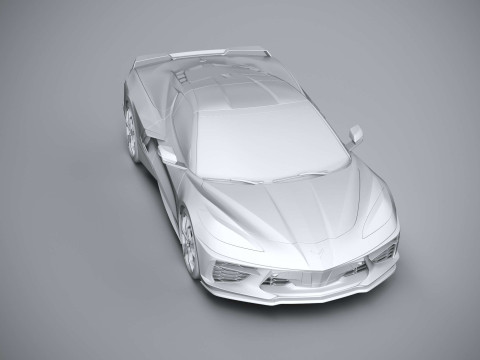 Chevrolet Corvette C8 Stingray 2020 3D-Modell