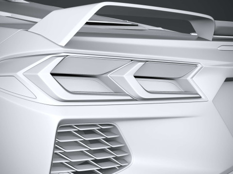 Chevrolet Corvette C8 Stingray 2020 3D-Modell