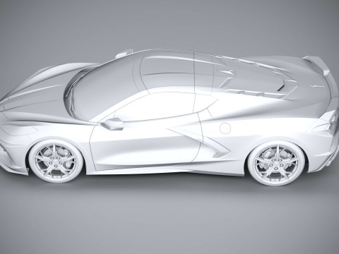 Chevrolet Corvette C8 Stingray 2020 3D-Modell