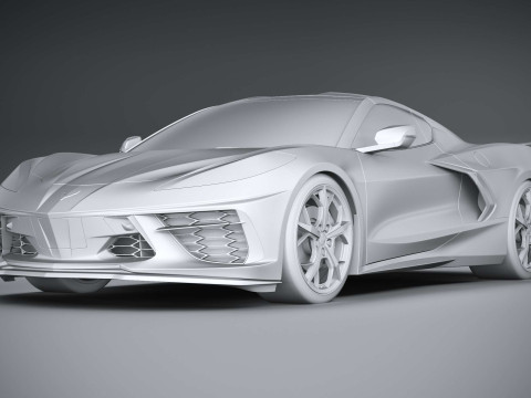 Chevrolet Corvette C8 Stingray 2020 3D-Modell