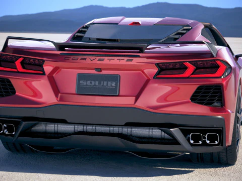 Chevrolet Corvette C8 Stingray 2020 VRAY 3D Model