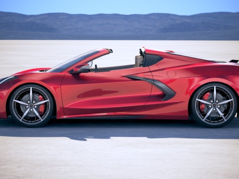 Chevrolet Corvette C8 Stingray 2020 VRAY 3D-Modell