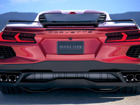 Chevrolet Corvette C8 Stingray 2020 VRAY 3D Model